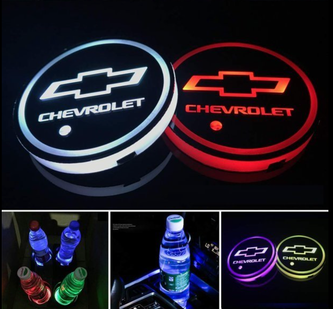 Discos LED de ambiente para interior personalizados multicolor (2 uds.)